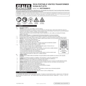 Sealey WST5000MV-2 Transformer manual cover