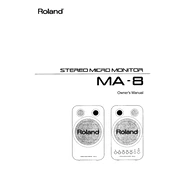 Roland MA-8 manual cover