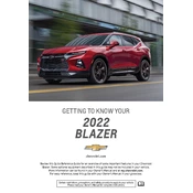 Chevrolet Blazer 2022 manual cover