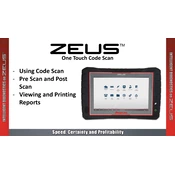 Snap-on Zeus Scanner manual cover