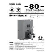 Weil-McLain 80 Series 1 Boiler manual cover