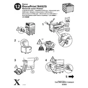 Xerox DocuPrint N4525 2500 Sheet Finisher Printer manual cover