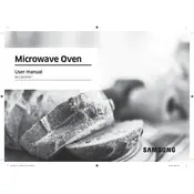 Samsung MC11K7035CG Microwave manual cover