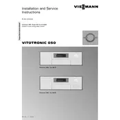 Viessmann Vitotronic 050 HK1S Control Unit manual cover