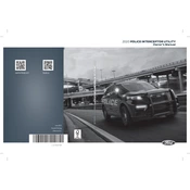 Ford Police Interceptor Utility 2020 manual cover