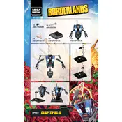 Mega Construx Mattel Heroes Borderlands GPH82 Construction Set manual cover