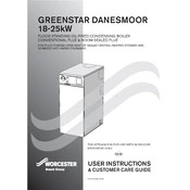 Worcester Greenstar Danesmoor 18-25kW 2005 Boiler manual cover