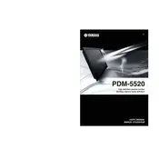 Yamaha PDM-5520 Monitor manual cover