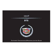 Cadillac DTS 2007 manual cover