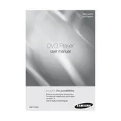 Samsung DVD-1080P9 DVD Player manual cover