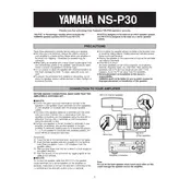 Yamaha NS-P30 Speaker manual cover