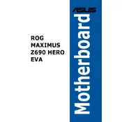 ASUS ROG MAXIMUS Z690 HERO EVA EDITION Motherboard manual cover