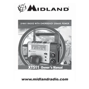 Midland XT511 manual cover