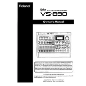 Roland VS-890 manual cover