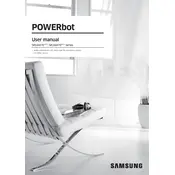 Samsung Powerbot SR1AM7040W Vacuum manual cover