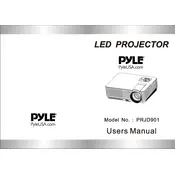 Pyle PRJD901 Projector manual cover