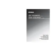 Yamaha DSP-AX630SE Amplifier manual cover