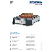 Severin PG 8545 Grill manual cover