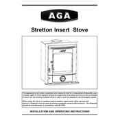 AGA Stretton Insert Stove Stove manual cover