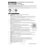 Sealey FH2010.V2 Heater manual cover