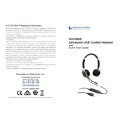 Grandstream GUV3005 Headset manual cover