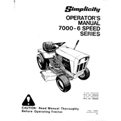 Simplicity 1690203 Tractor manual cover