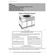 Tempstar PGR5 Heat Pump manual cover