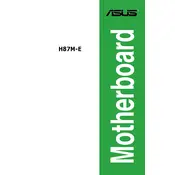 ASUS H87M-E Motherboard manual cover