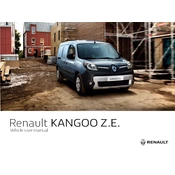 Renault Kangoo Car manual cover