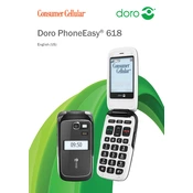 Doro PhoneEasy 618 Phone manual cover