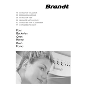 Brandt FP1567XCN Oven manual cover