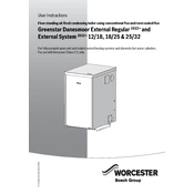 Worcester External System 12/18 2022 Boiler manual cover