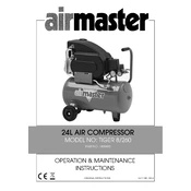 Clarke 1499490 Airmaster Tiger 8 260 Air Compressor manual cover