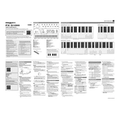 Casio PXS1000 Keyboard manual cover