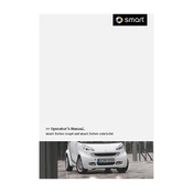 Smart Fortwo Cabriolet 2012 Car manual cover