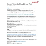 Xerox Scan to Cloud Email Application manual cover