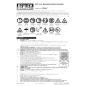 Sealey CC230V Carbon Cleaner manual cover