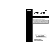 Roland RS-50 manual cover