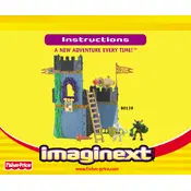 Fisher Price Mattel Imaginext System Castle B0139 Toy manual cover