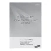 Samsung Blu-ray HT-BD2E Home Theater System manual cover