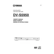 Yamaha DV-S5950 Disc Player manual cover