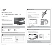 JVC LT-50C740A manual cover