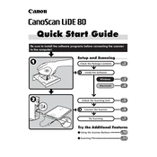 Canon CanoScan LiDe 80 manual cover