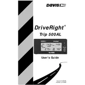 Davis DriveRight Trip AL500 8155GD Display Unit manual cover