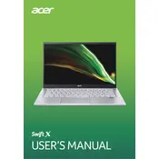 Acer Swift X AMD SFX14-41G Laptop manual cover