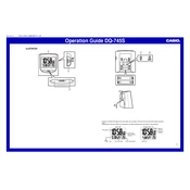 Casio DQ745S Clock manual cover