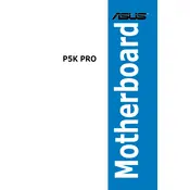 ASUS P5K PRO Motherboard manual cover