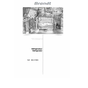 Brandt BIC1724ES Refrigerator manual cover