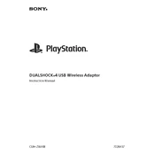 Sony PlayStation 4 PS4 CUH-ZWA1E manual cover