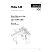 Scheppach Molda 5.0f 1902103901 Milling Machine manual cover